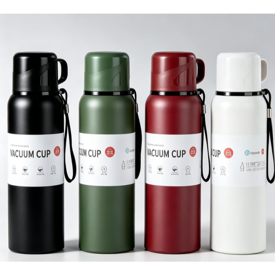 Garrafa Térmica 600ml em Aço Inoxidavel Modelo vacum Cup Térmica Garrafa Grande