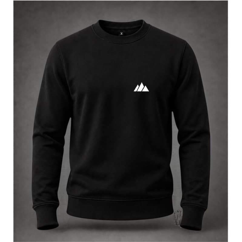 Moletom blusa Frio Gola Redonda sem capuz estampa marca esportiva envio em 12hrs