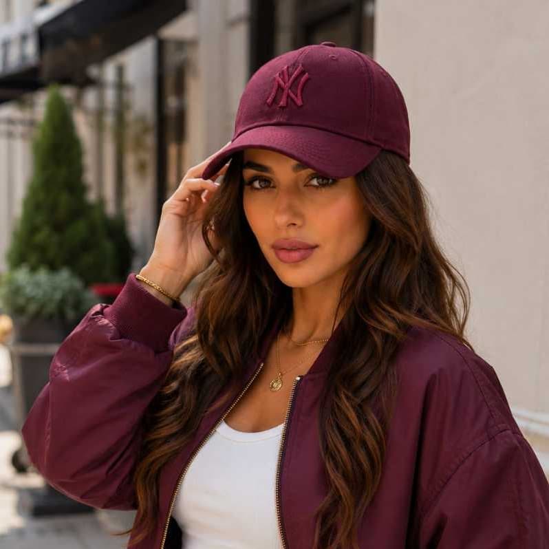 Boné Casual Unissex Aba Curva Ajustável Estilo New York Bordado | Confortável para o Dia a Dia