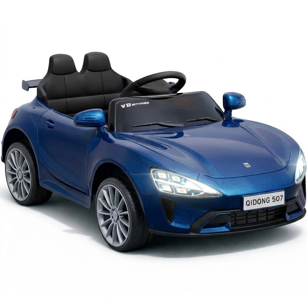 Carro Elétrico Infantil Zu-7 Controle Remoto e Farol em Led Quadriciclo Esportivo Carrinho 12v Zippy