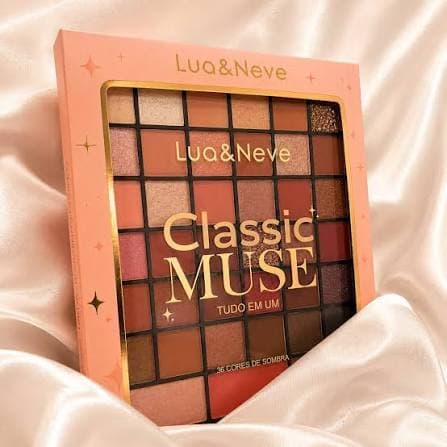 Paleta de Sombras 36 Cores Lua & Neve Classic Muse | Alta Pigmentação | Matte e Cintilante | Longa Duração
