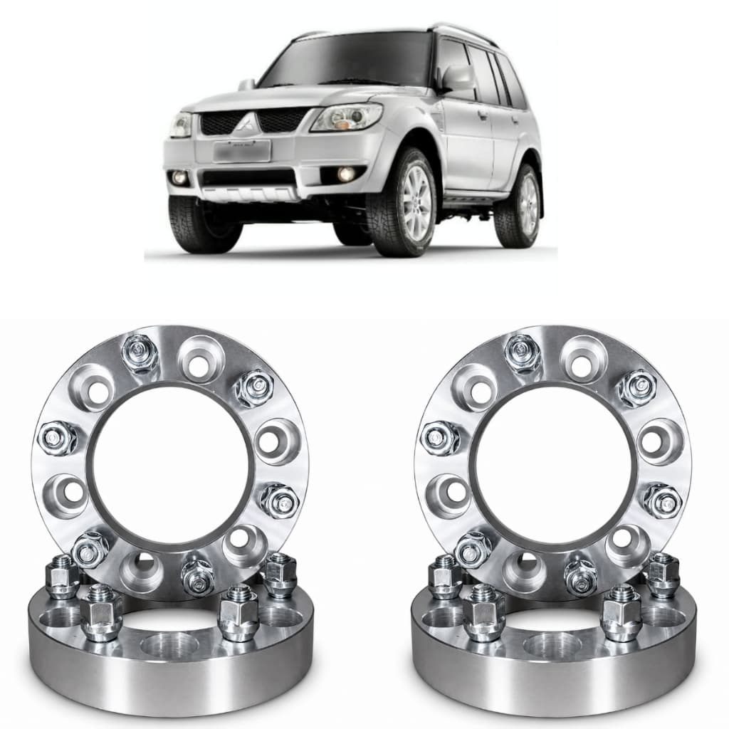 Kit 2 Pares Espaçador Alargador de Roda 32mm Pajero TR4