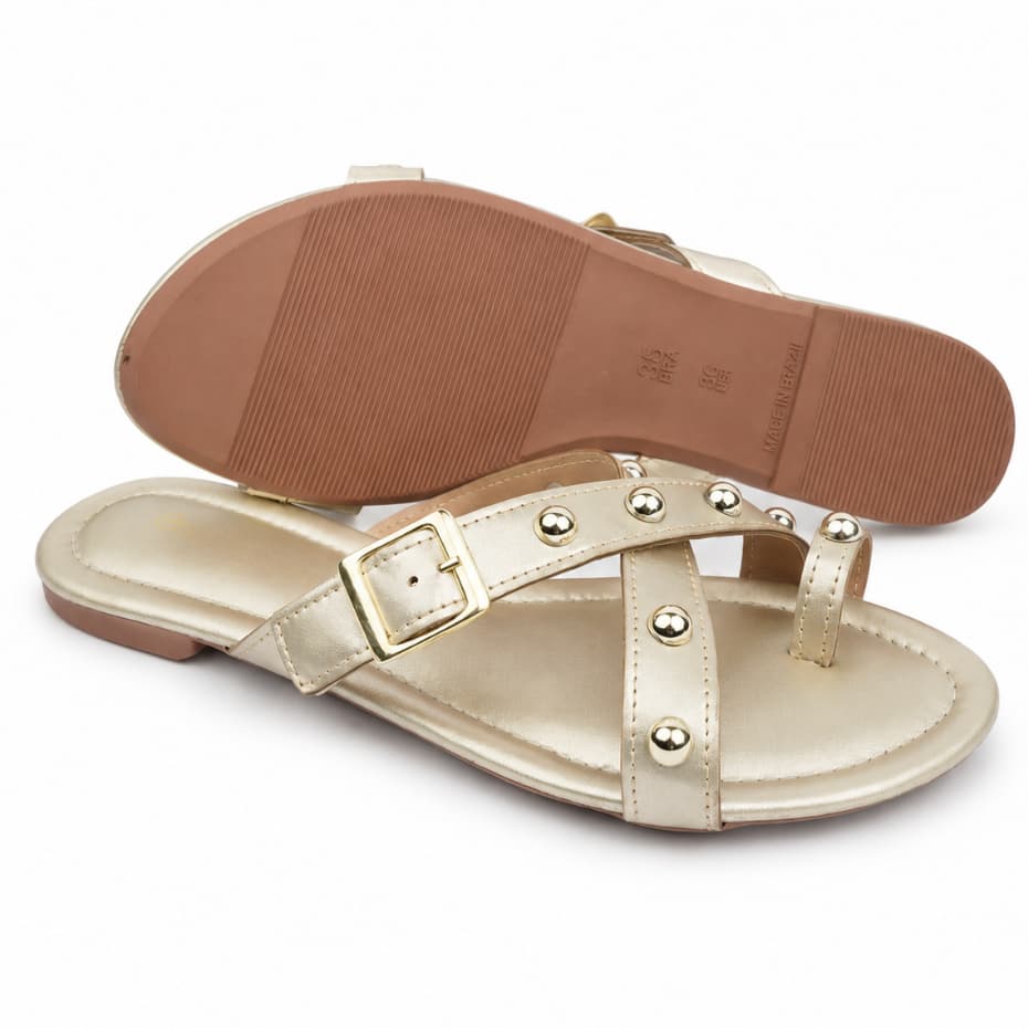 Sandália Feminino Rasteira Chic | Leveza e Estilo Com Muita Delicadeza | PEÇA JÁ!