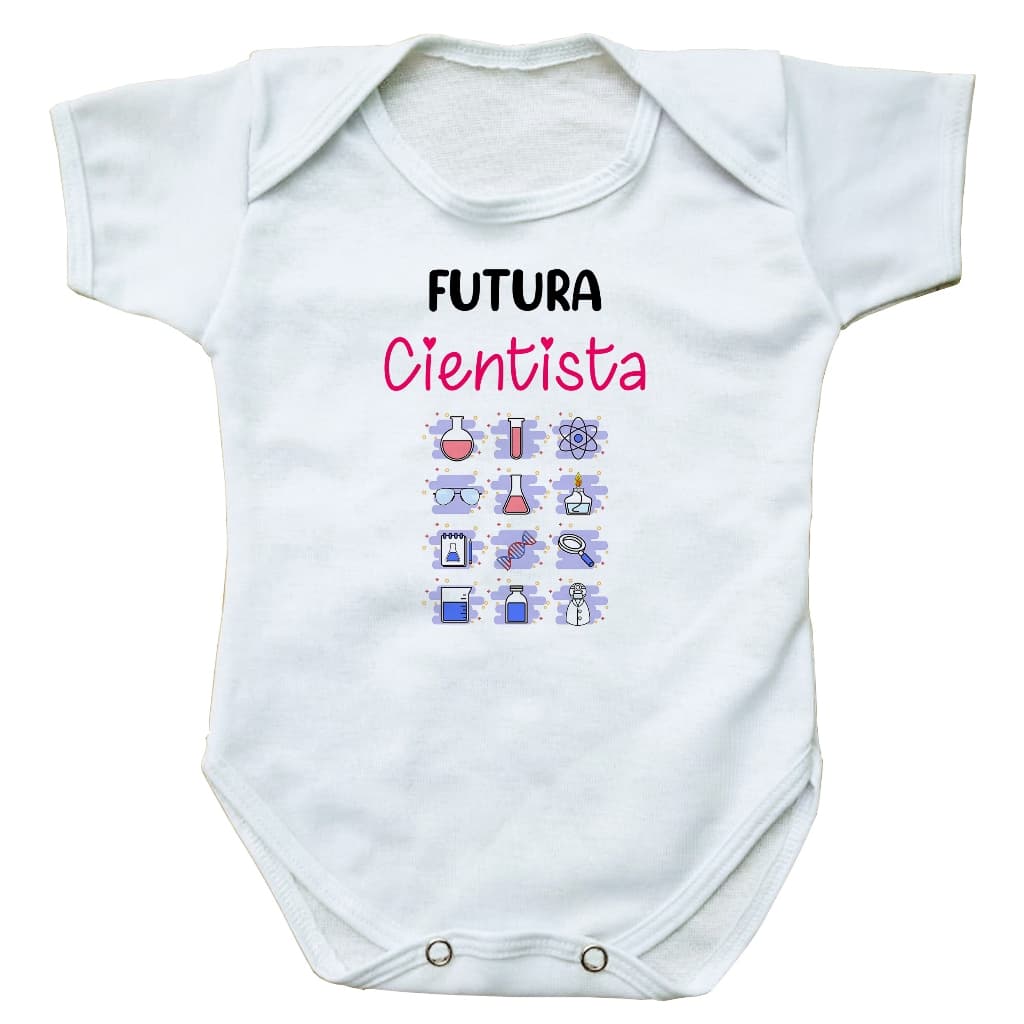body bebe roupinha infantil futura cientista presente profissão bore bori
