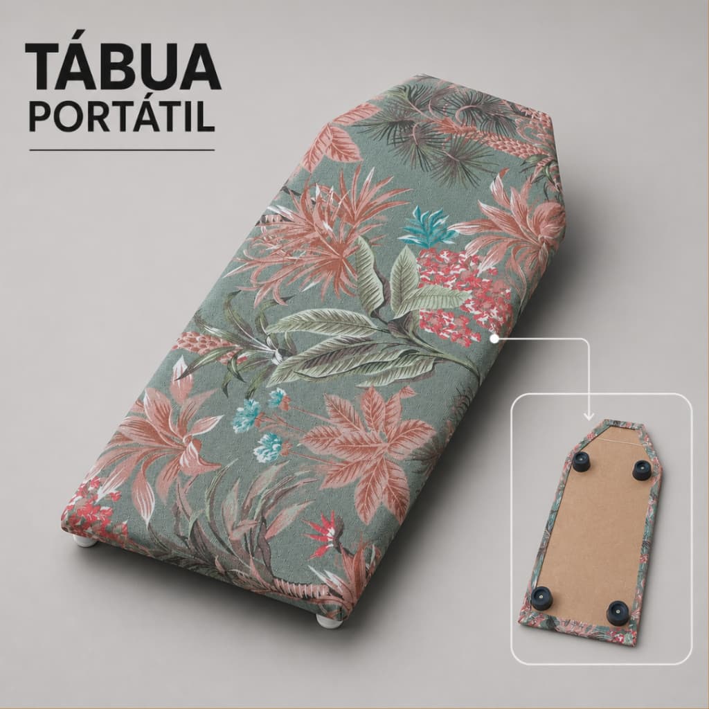 Tábua De Passar Portátil Artesanato Estampas Sortidas Variadas