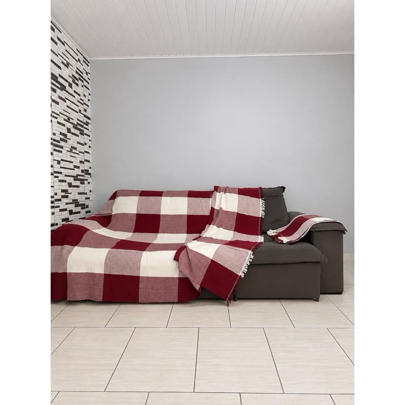 Manta Protetora Sofá Cama Luxuosa Grande de Algodão 120x210 cm | Luxo, Conforto e Estilo | Promoção Direto Da Fábrica