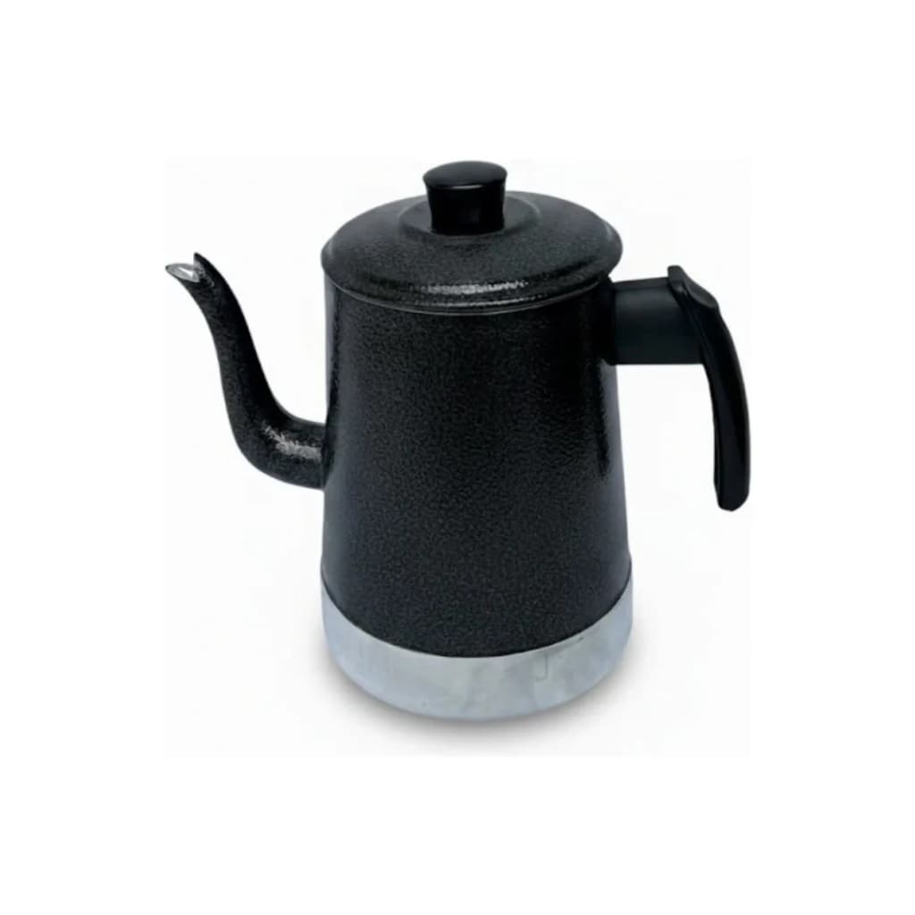 Bule De Cafe Cha 1,4 Litros Aluminio Preto Craqueado