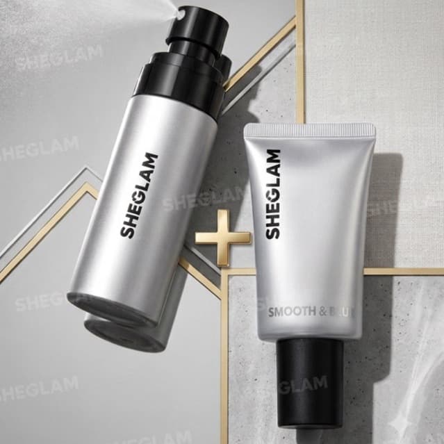 Kit Sheglam Blurring Duo - Primer Smooth & Blur + Spray Fixador de Maquiagem Original
