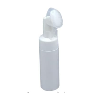 Kit 5 Frascos Pump Branco com Escova de Silicone 150ml