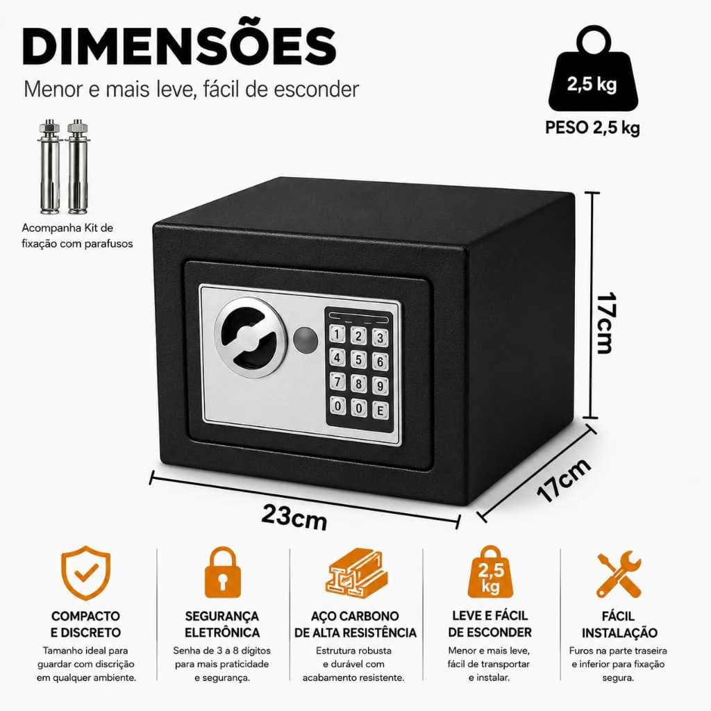 Cofre Eletrônico Digital com Segurança e Organização