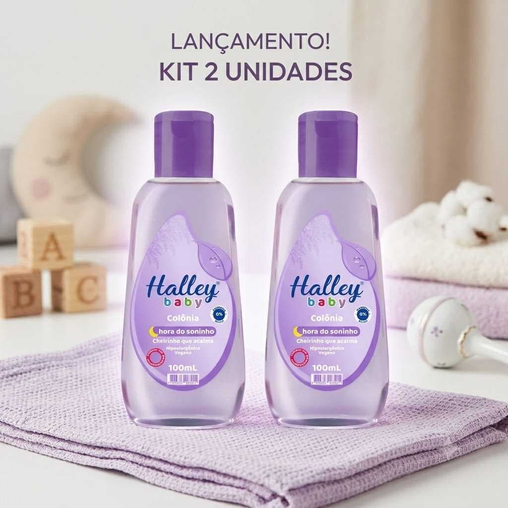 Halley Baby Kit 2 Òleos Puríssimos Hora do Soninho Hipoalergênico com absorção rápida e sem parabenos