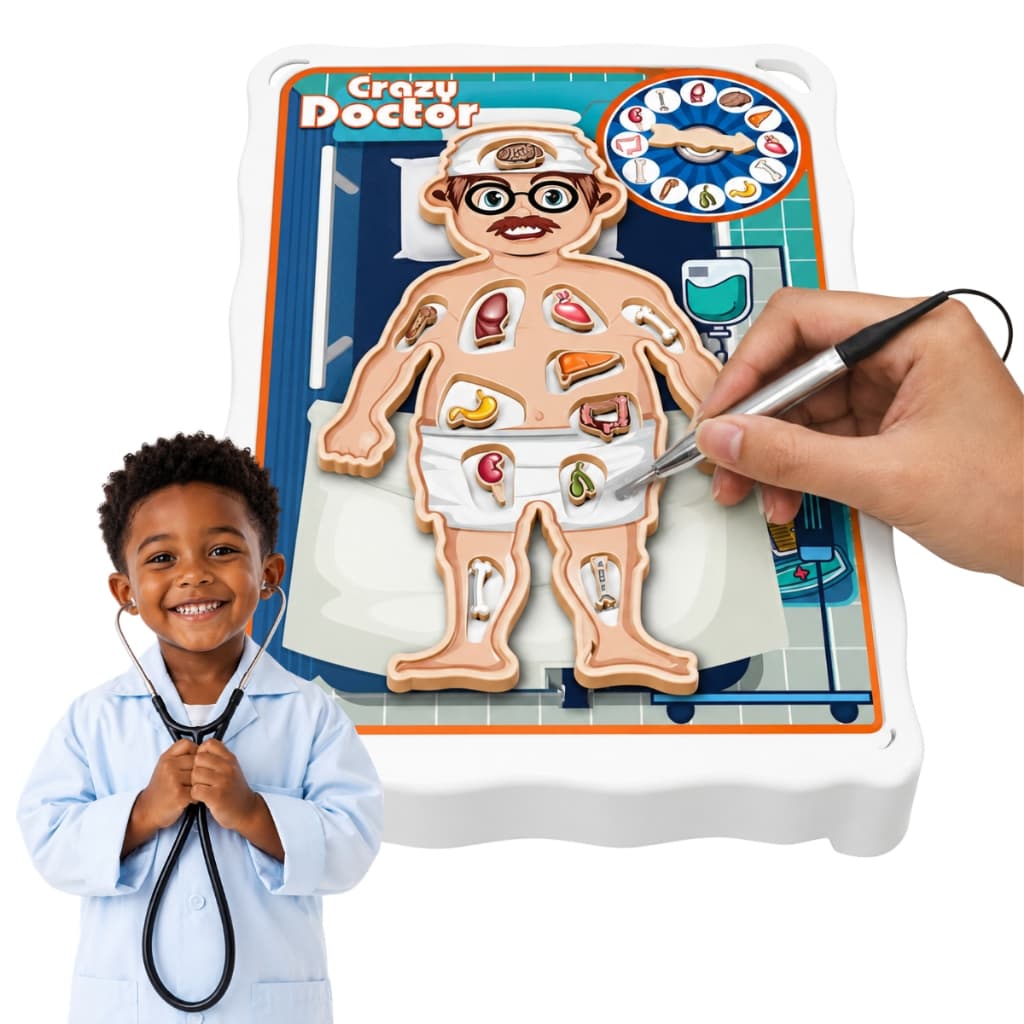 Jogo Doutor Maluco Brincando de Operar Castela