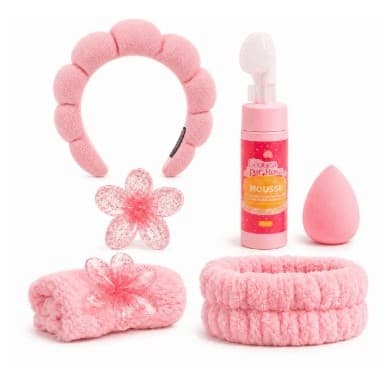 Kit Skincare Beleza Pop Acessórios Mousse Limpeza Facial