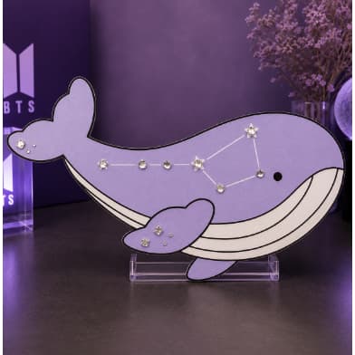 Decoração Baleia Bts Inspirado em Whalien 52 - impressão 3D