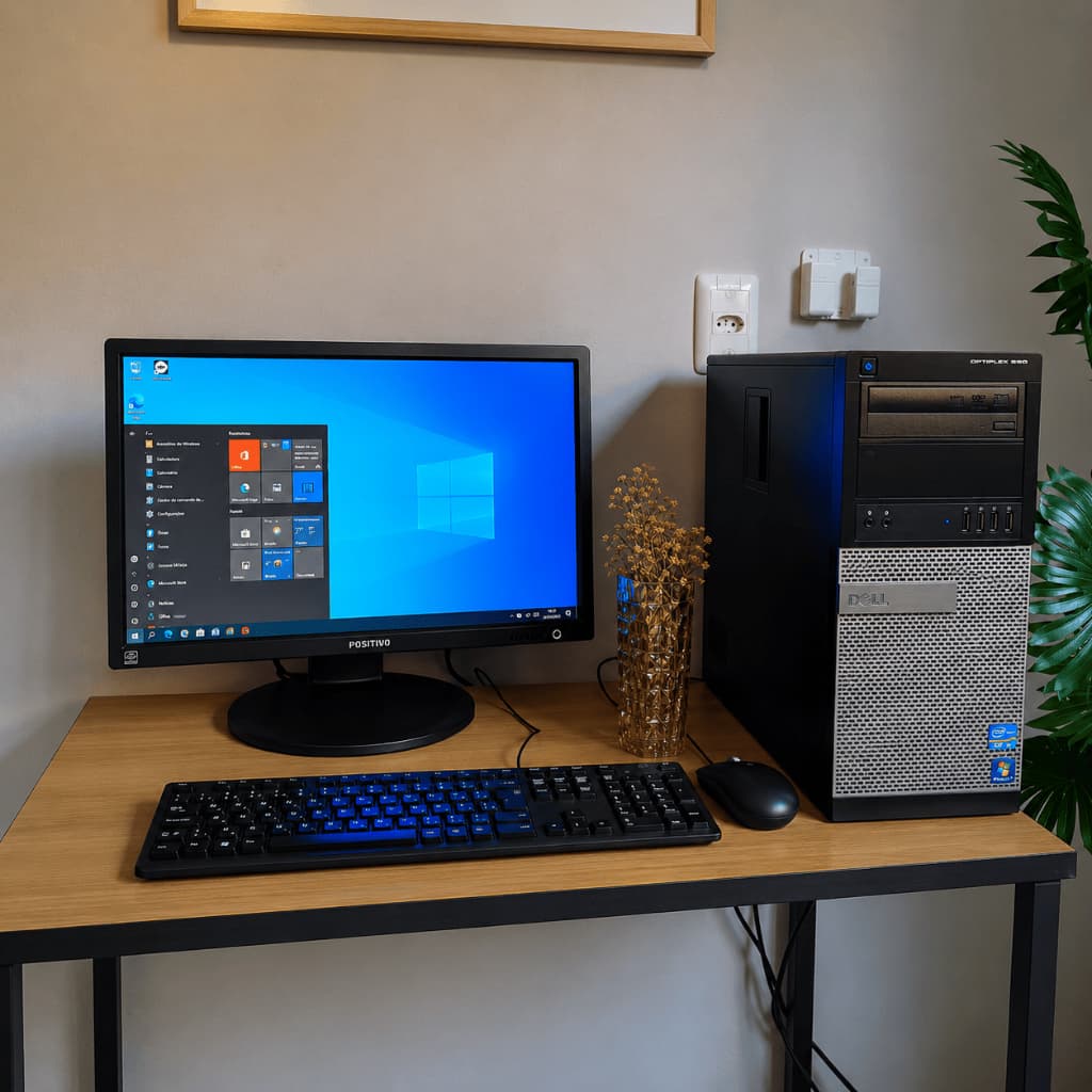 Pc Completo Dell i7 16GB de Ram | Monitor de 20 | HD 500GB Windows 10 Pro