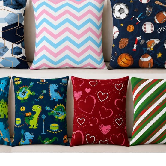 Capas Almofadas Decorativas 45x45 cm para Quarto e Sala, Decoração Casa Nova