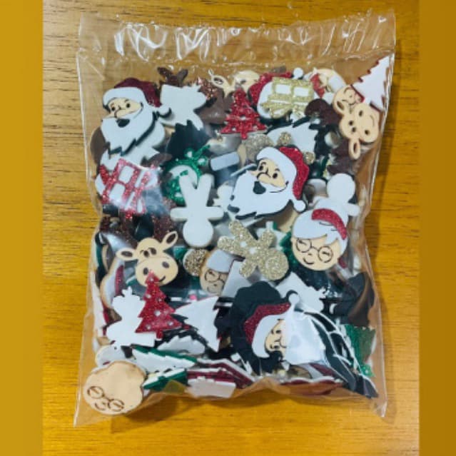 Kit Aplique pequeno EVA Natal Lembrancinha Festa | Envio rápido