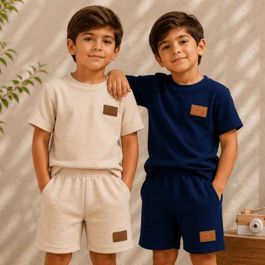 Kit 4 Peças Camisa e Short Masculino Canelado Malha Anarruga Premium