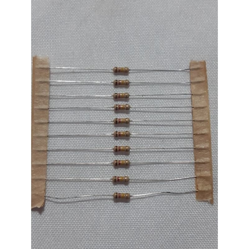 Resistor 120K 1/4W CR25 tolerância 5% kit com 10 peças