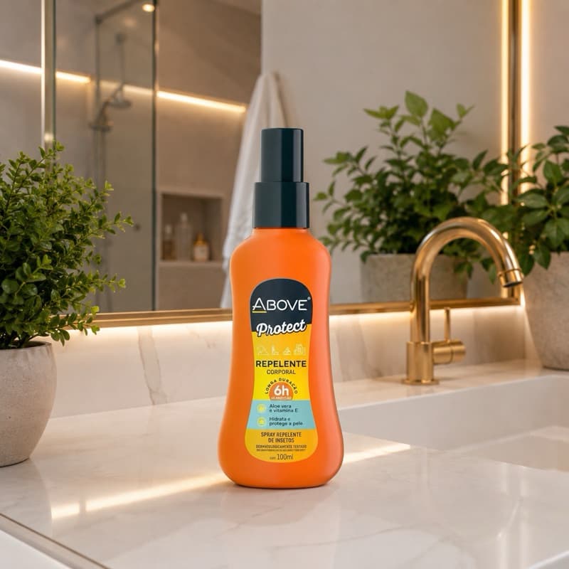 Repelente de Insetos Corporal Above  Protect 100ml Longa Duração 6h Spray 1Un