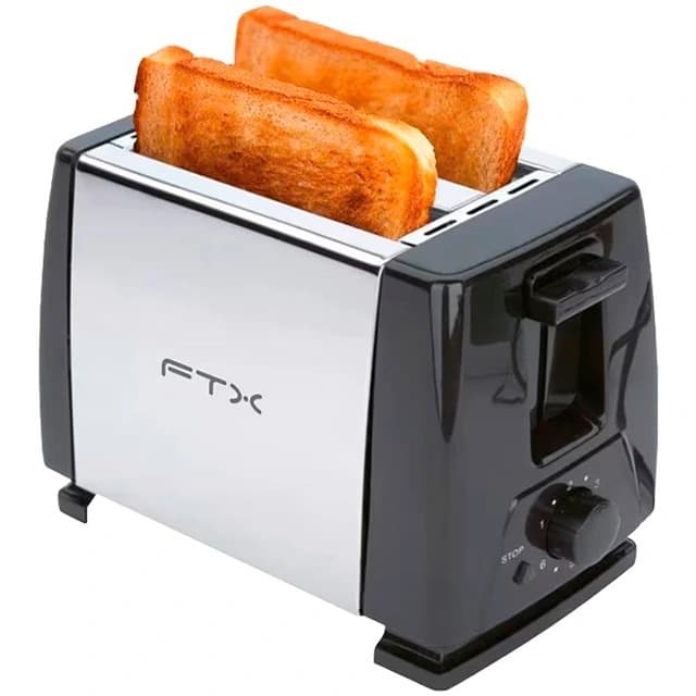 Torradeira Elétrica FTX TSR2-75 750W 220V 50/60Hz Preto Inox