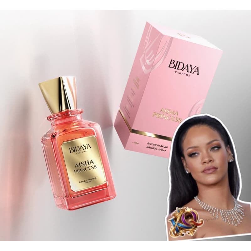 Perfume BIDAYA AISHA PRINCESS 100ml EDP - o perfume com cheiro de paraíso da Rihanna