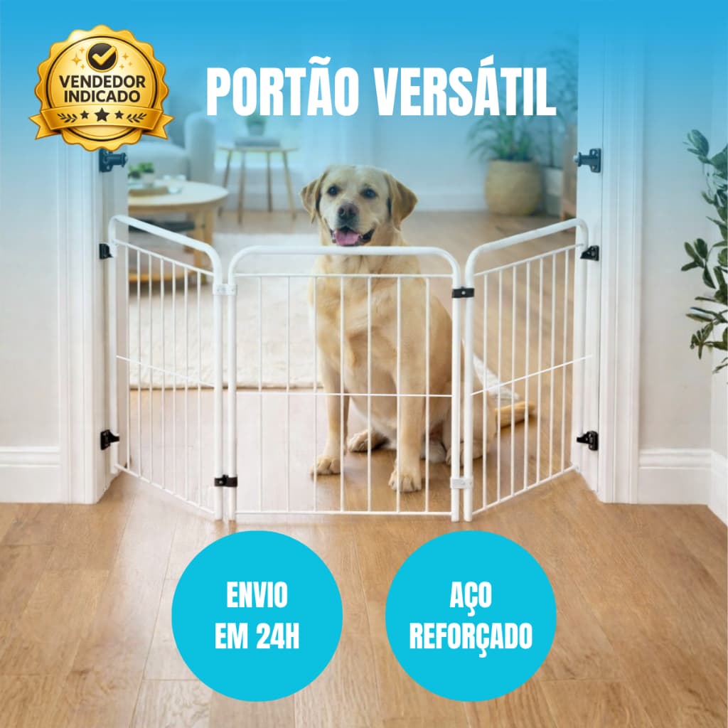 Barreira Pet Modular para Cozinha e Lavanderia
