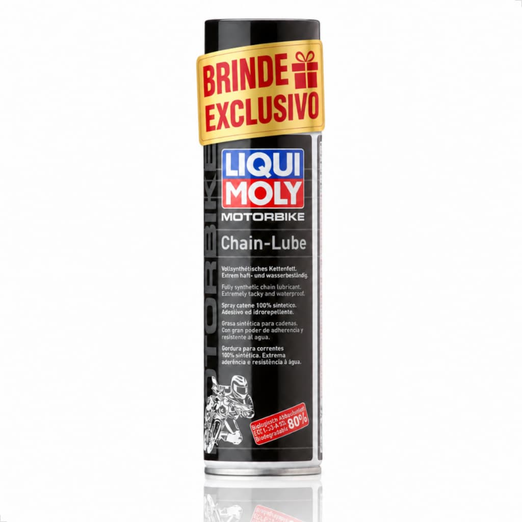 Spray Lubrificante Corrente Liqui Moly 1508 Motorbike Chain Lube 250ml Corrente Moto Alta Aderência