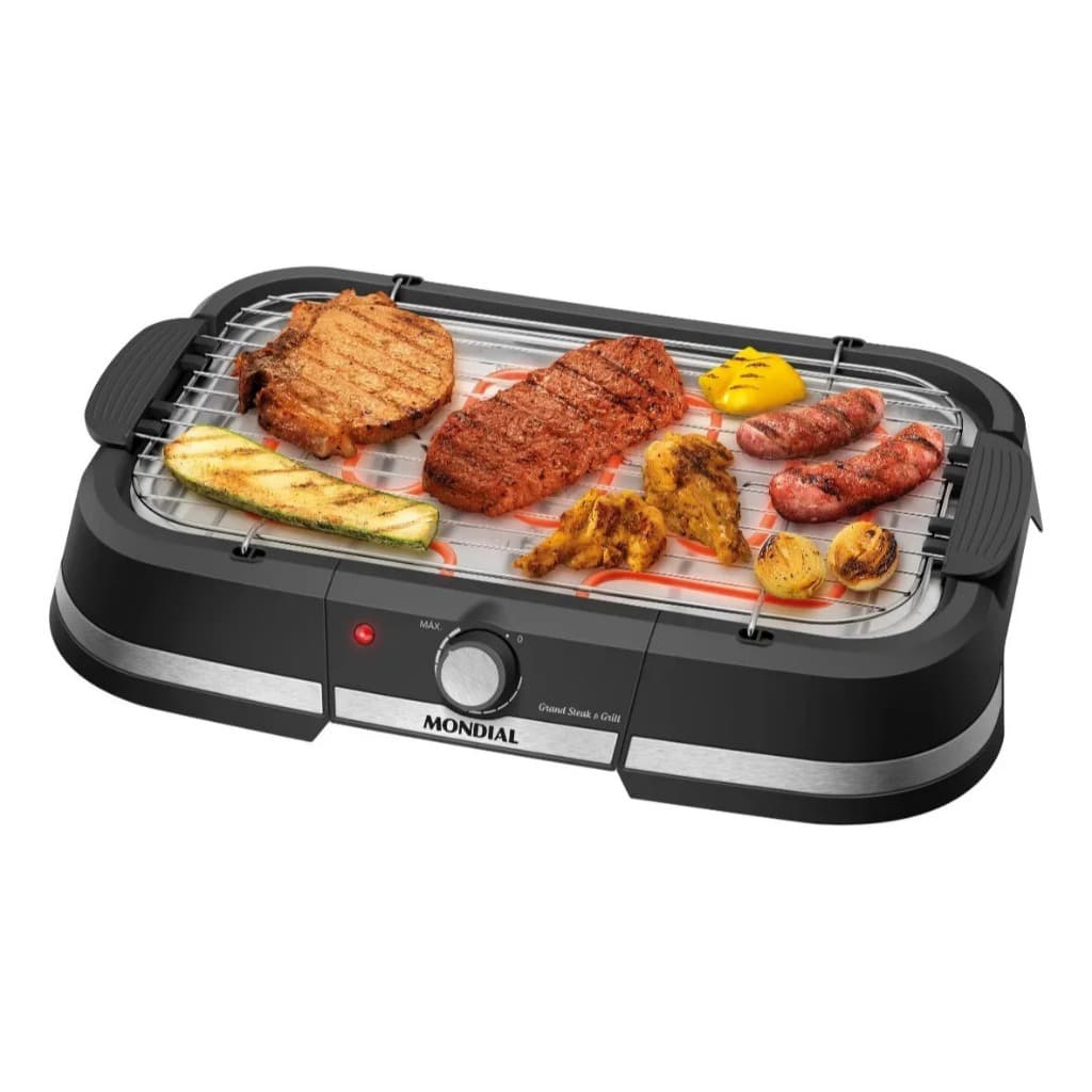 Churrasqueira Elétrica Mondial Grand Steak Grill Ch-08-bi 1800W