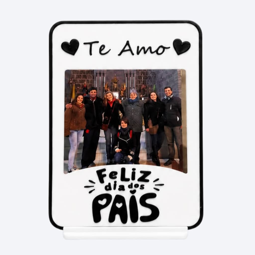 Porta Retrato Dia dos Pais Moldura Decorativa Para Fotos Papai Decoração Presenteável Criativo Emocionante Recordação
