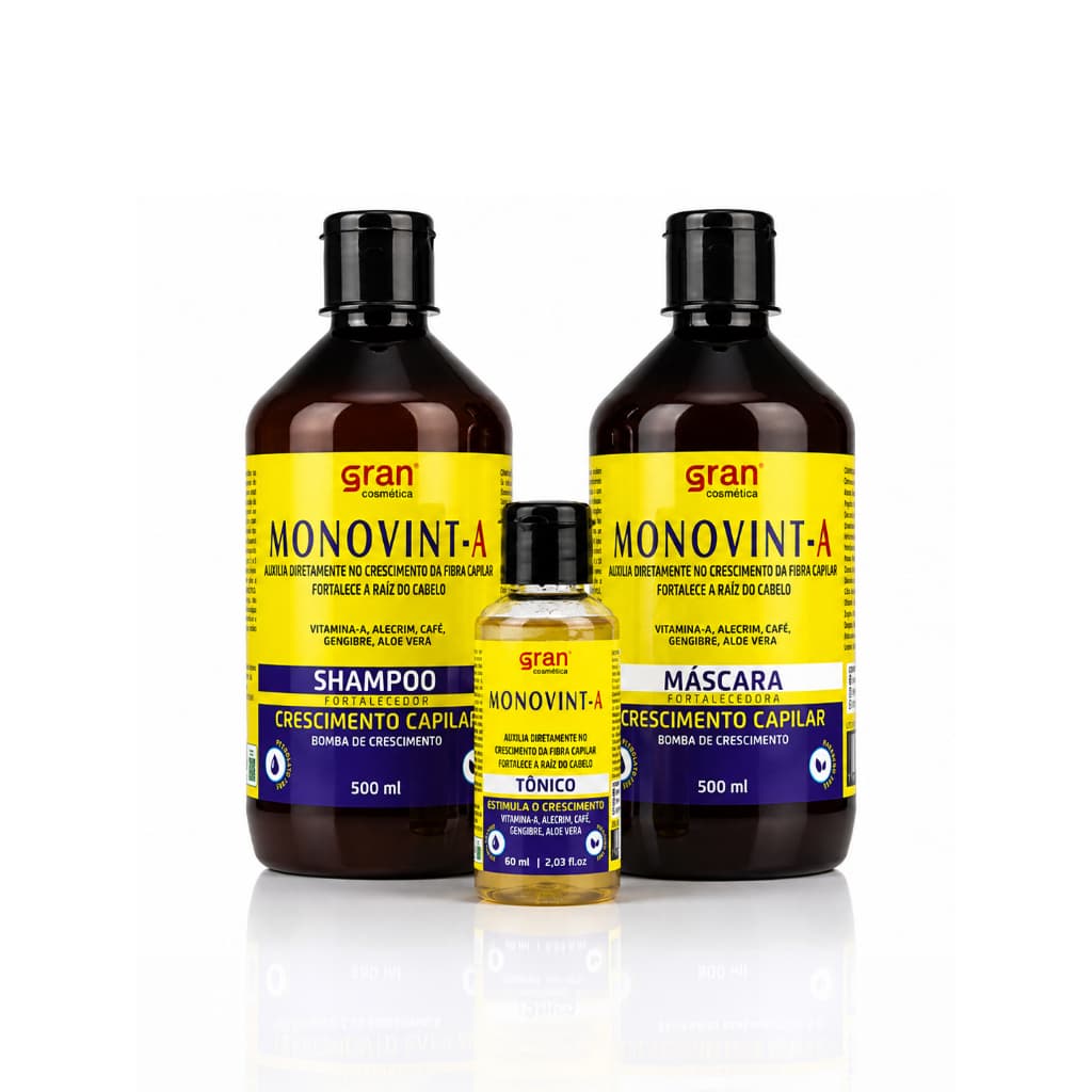 Kit Monovin A Original Bomba de Crescimento Capilar Acelerado