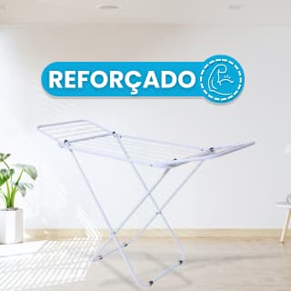 Varal Com Abas Dobrável Retrátil Ideal para Apartamentos Não Enferruja