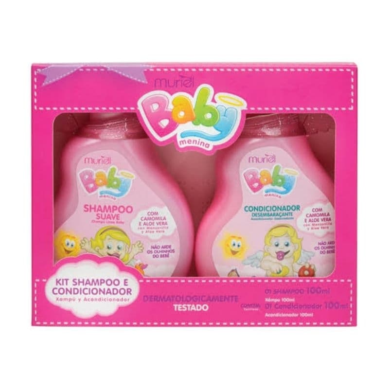 Kit Shanpoo 100ml + Condicionador 100ml Baby Muriel