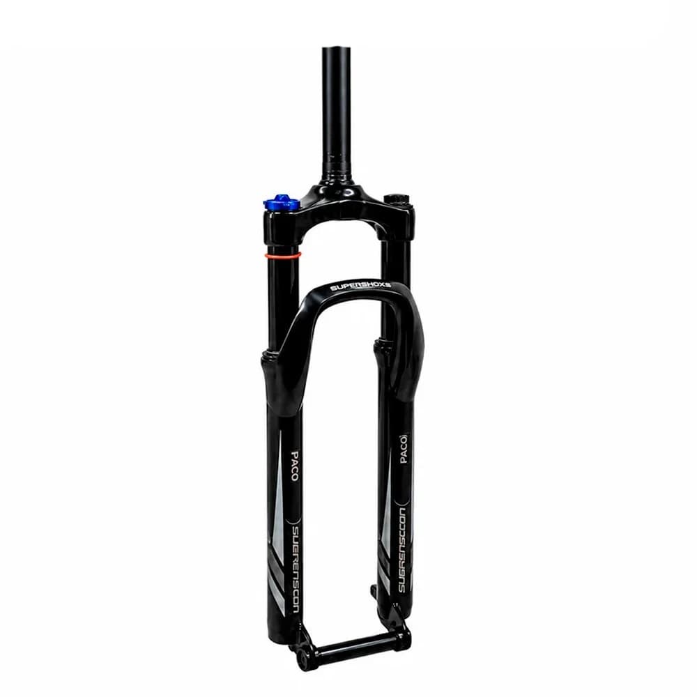 Garfo Suspensão 29 Aço C/ Trava no Ombro Ahead Set 28.6mm Preta com Canelas de 38mm e Curso de 80mm