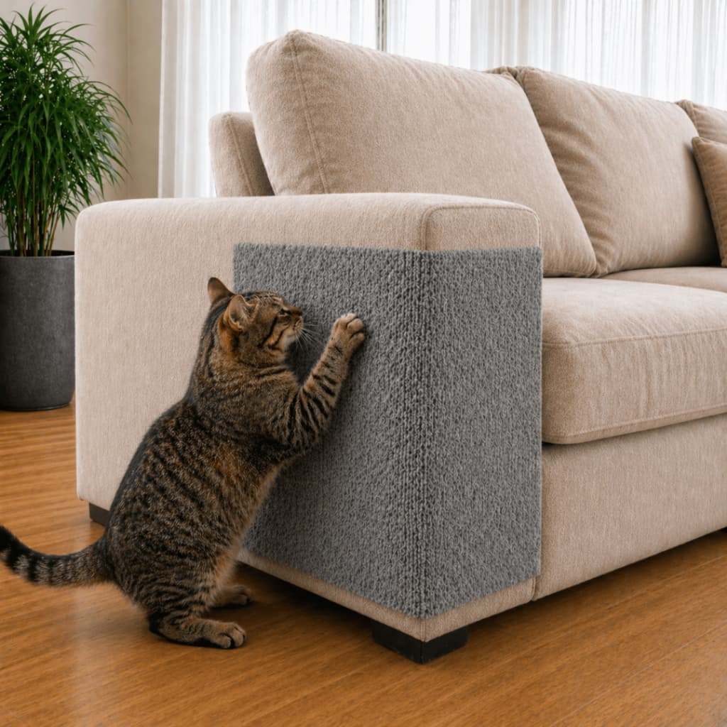 Arranhador Carpete Adesivo 70x50cm para Gato Protetor Canto Sofá Cama - Petliz