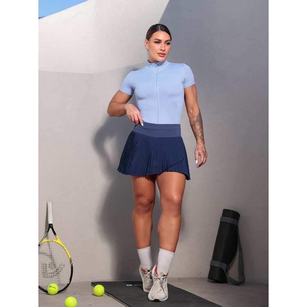 Short Saia Vortex Academia fitness Cós Alto