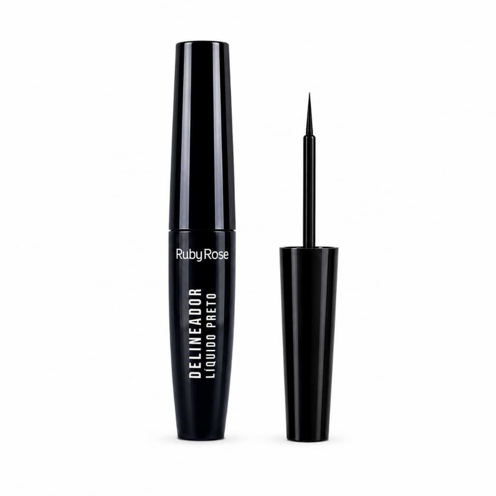 Ruby Rose Beleza Para Olhos Delineador Líquido Preto HB-8406