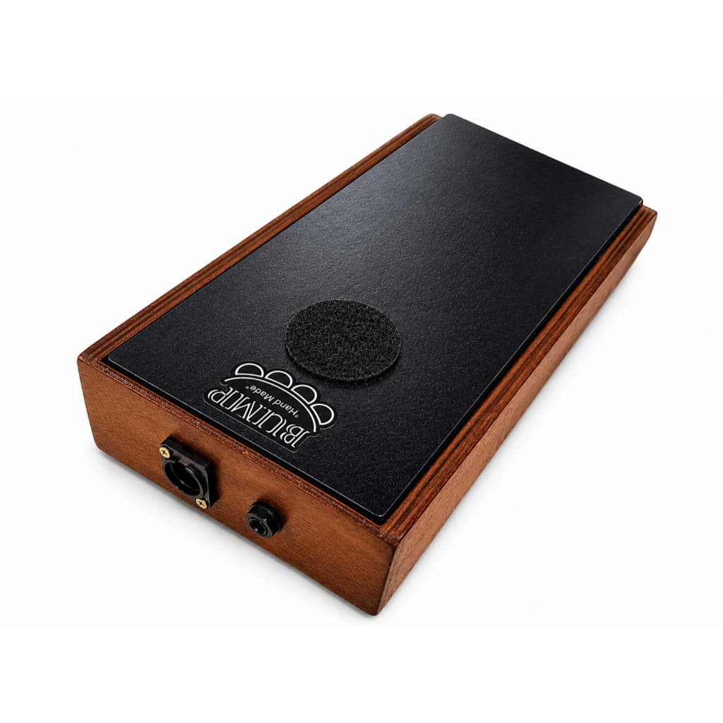 Pedal Stomp Box Cajón Percussão com os pés Marcação Rítmica Foot Drum - Mahogany/ Preto - BUMP