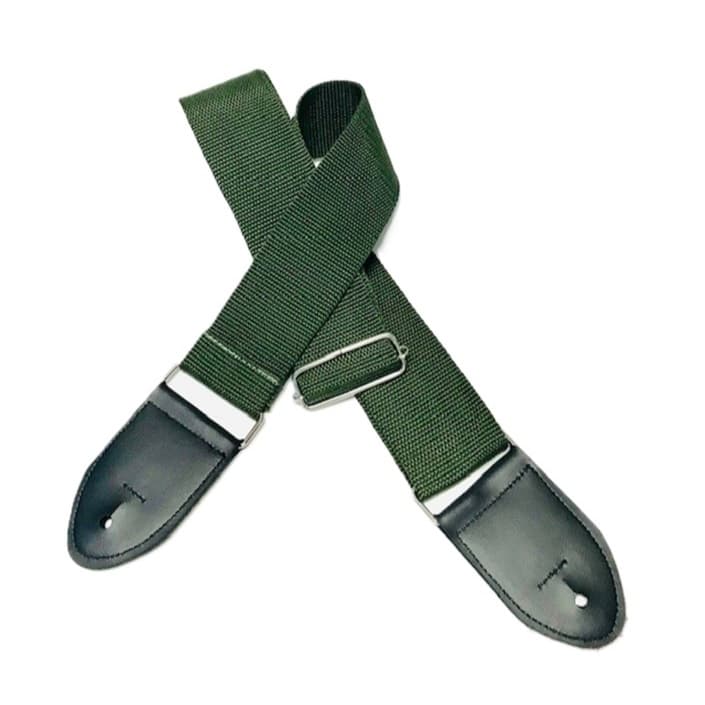 Correia Violao/Guit/Baixo 5cm Simples c/regulagem - Verde
