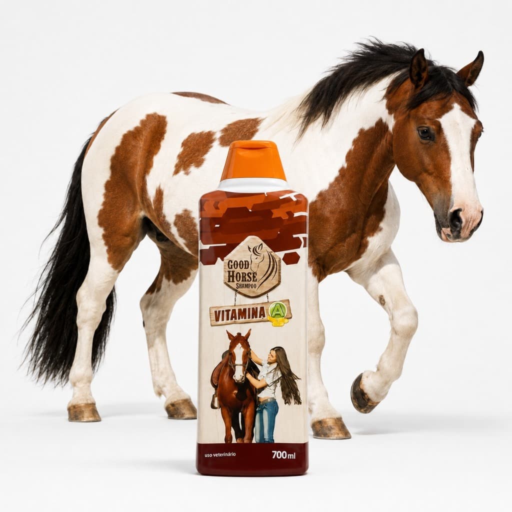 Shampoo Good Horse 700ml Cresce Cabelo Origina Vitamina A