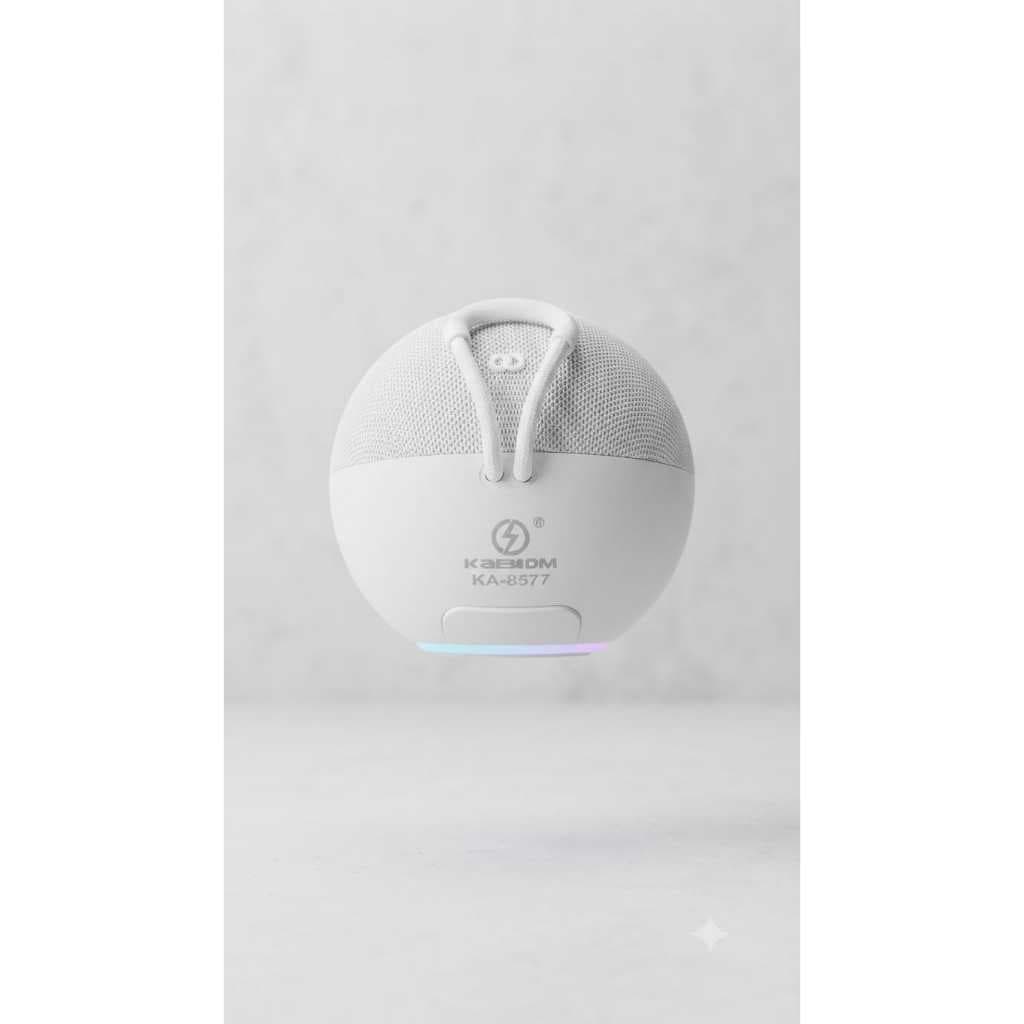 Caixa De Som Bluetooth Kapbom KA-8577 20W LED RGB IPX7 TWS USB FM