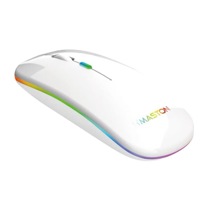 H'maston E-1200/E-1300PRO Mouse Sem Fio Rgb Recarregável Wireless Led Ergonômico