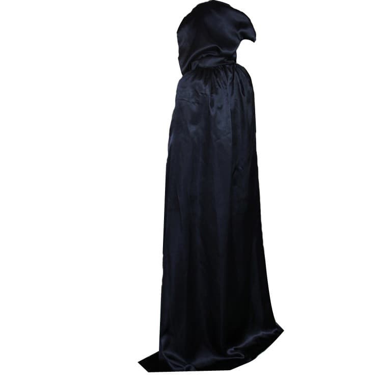 Capa De Bruxa Vampiro Drácula Halloween C/capuz Adulto Luxo
