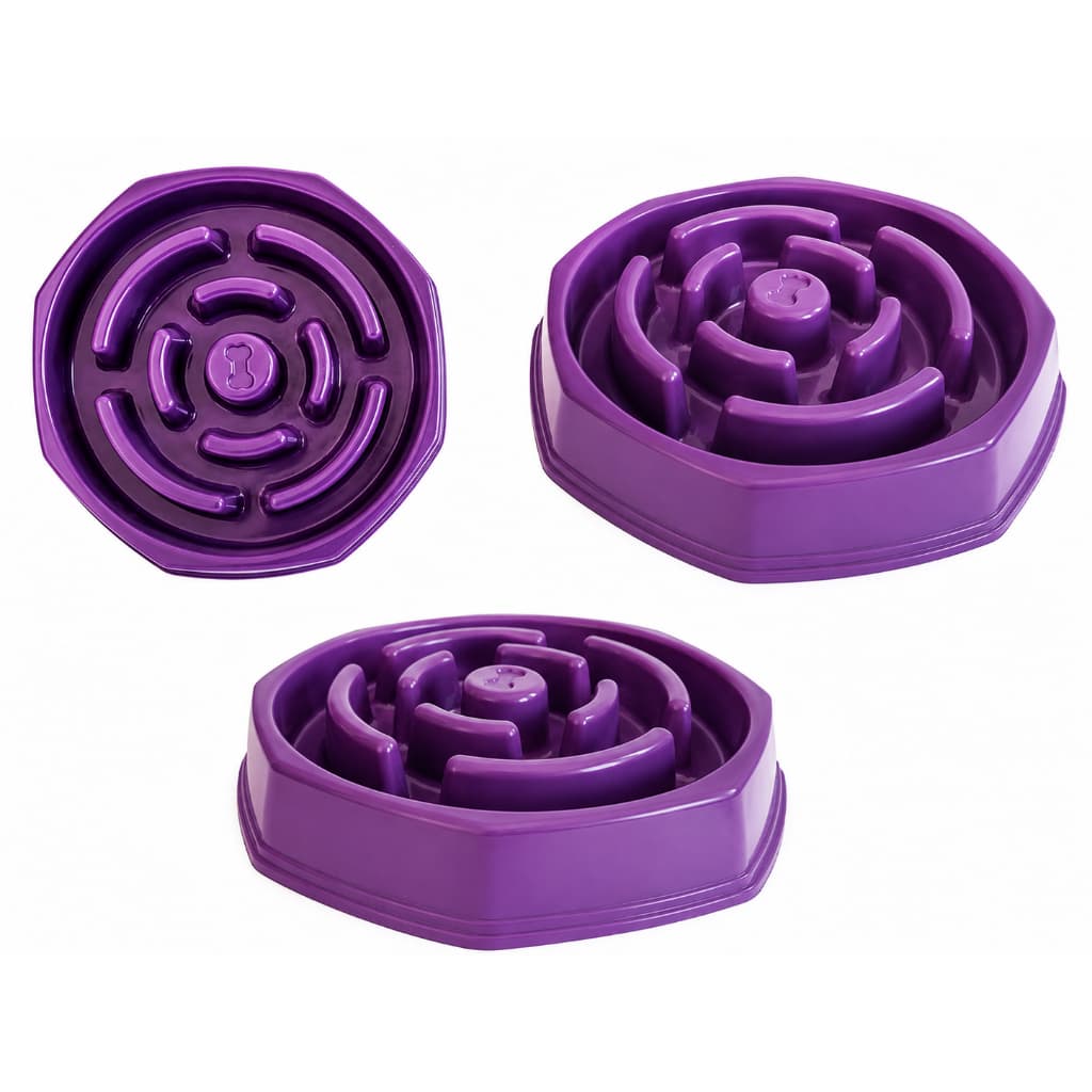 Comedouro Lento para Cães  30cm Antiengasgo Alimentador Pet