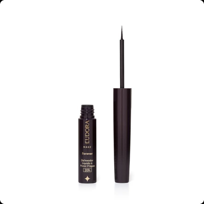 Delineador Líquido Preto À Prova D' Água Forever Eudora Make 3Ml
