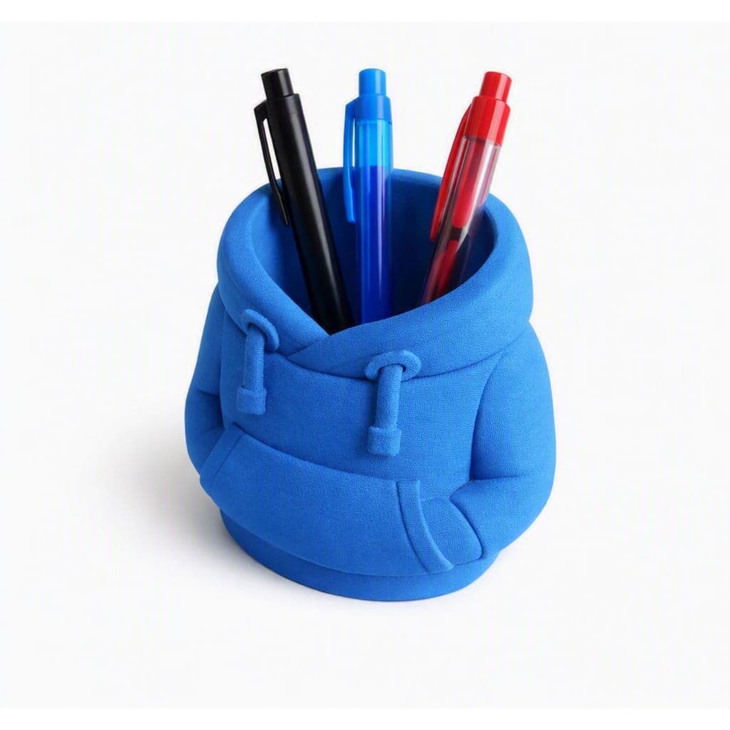 Porta Canetas Criativo Moletom - Organizador Decorativo Para Mesa