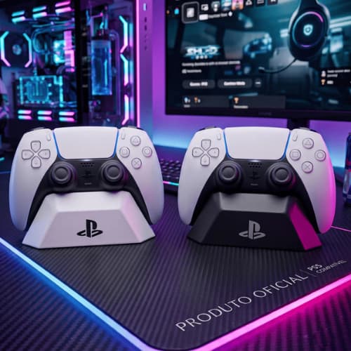 Suporte Controle PS5 3D Dualsense Base Suporte Mesa Playstation 5