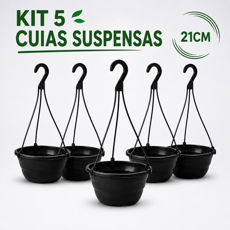 Kit 5 Vasos Redondo Cuia 2,1 Litros Resistente Rosa do Deserto Cuia 21