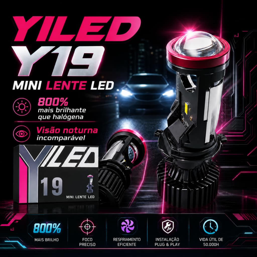 [1 Par] Lâmpada LED para carro Y19 Lâmpada LED para farol
