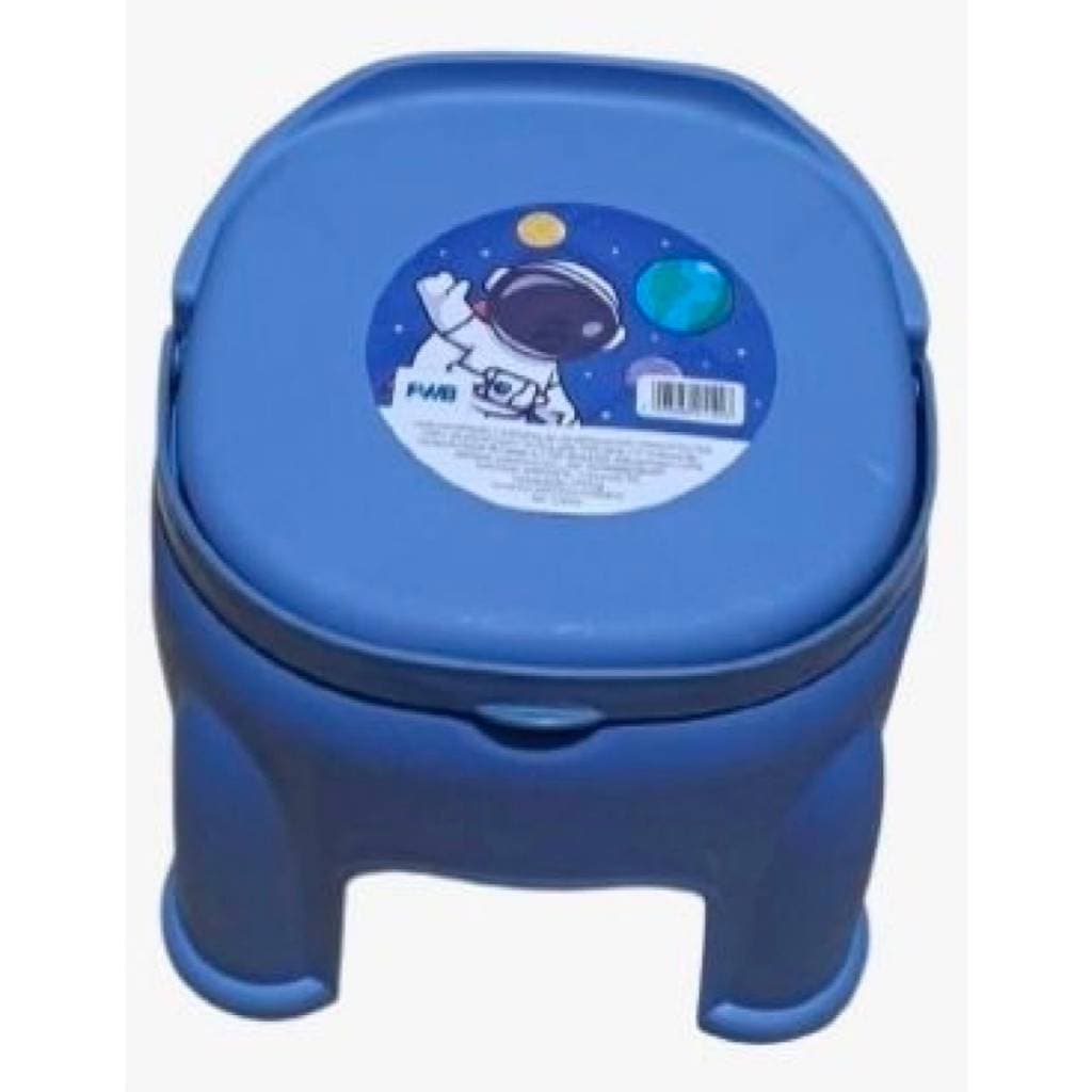 Banquinho Infantil Astronauta Resistente Azul
